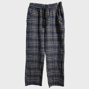 Pendleton Tartan Plaid Flannel Pants Men's Medium Blue Cotton Pajama Sleepwear